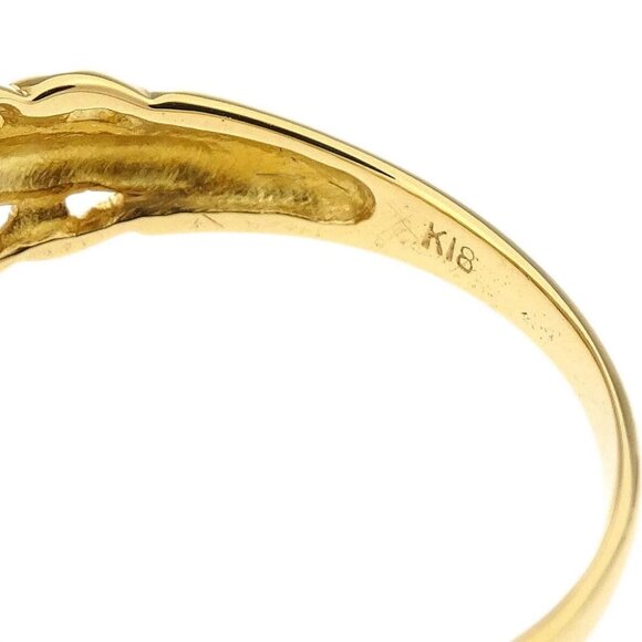 Ring 18K Diamond Gold #54 #14 176586 - Picture 2 of 4